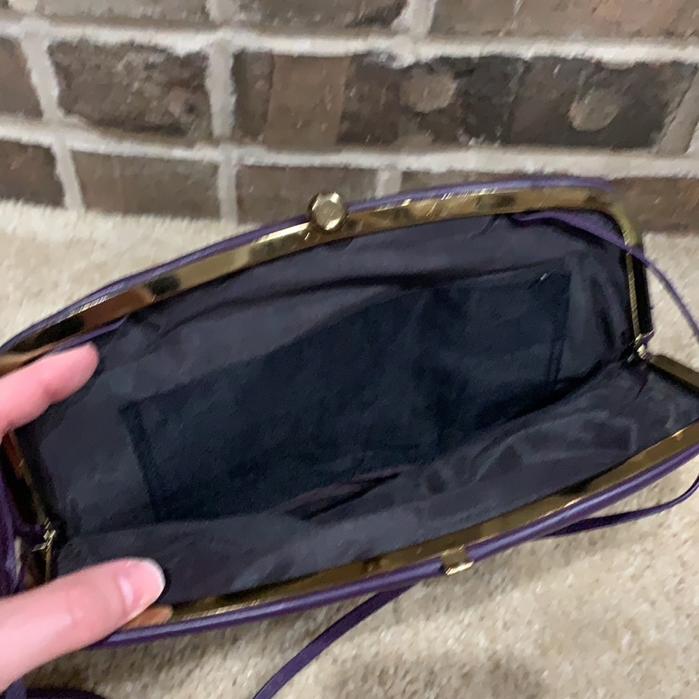 Vintage purple purse - Picture 4 of 7